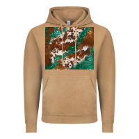 Vintage Camel brown cowhide glitter Vintage Hoodie - BarkalooDesign