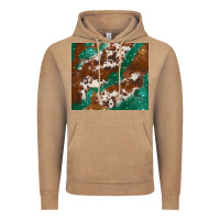 Vintage Coffee brown cowhide glitter Vintage Hoodie - BarkalooDesign