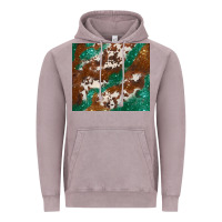Vintage Zinc brown cowhide glitter Vintage Hoodie - BarkalooDesign