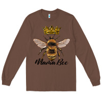 Chestnut mama bee with crown Long Sleeve Tee - Artiststas