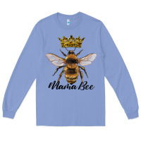 Colony Blue mama bee with crown Long Sleeve Tee - Artiststas