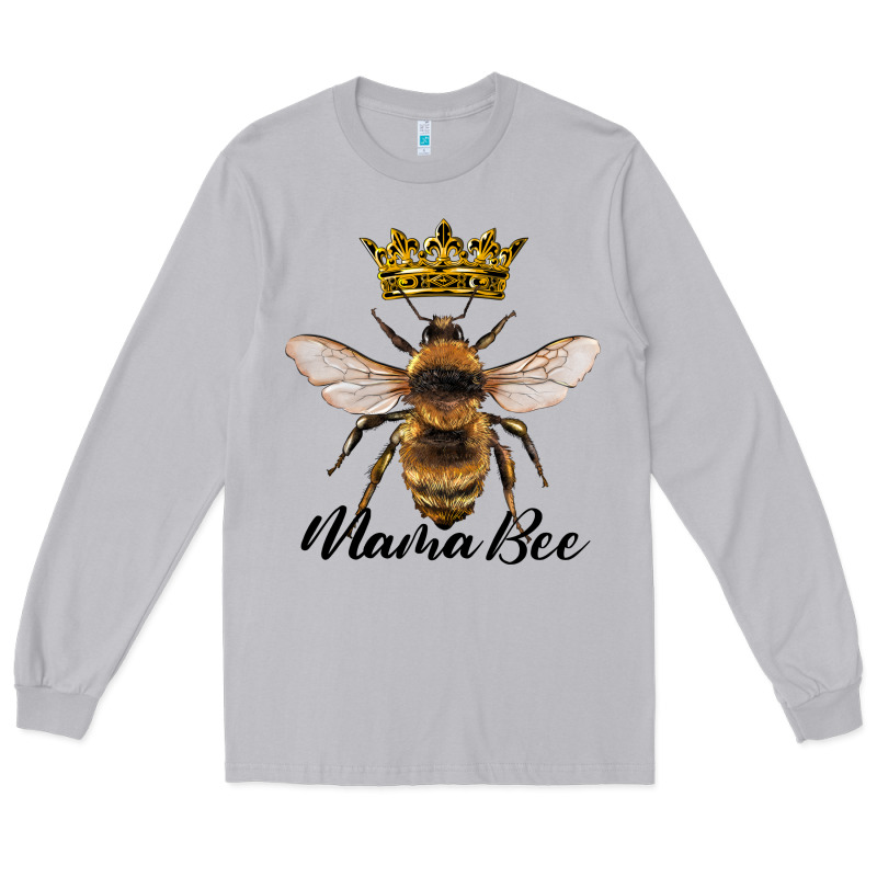 Mama Bee With Crown Long Sleeve Tee by Artiststas | Teevron