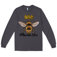 Smoke mama bee with crown Long Sleeve Tee - Artiststas