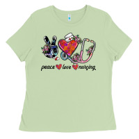 Matcha peace love nursing Ladies Tee - SublimationCraftShop