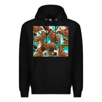 Black astec cowhide highlands cow Premium Hoodie - BarkalooDesign