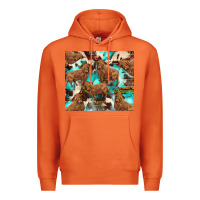 Carrot astec cowhide highlands cow Premium Hoodie - BarkalooDesign