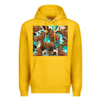 Lemon astec cowhide highlands cow Premium Hoodie - BarkalooDesign