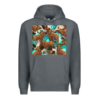Rock astec cowhide highlands cow Premium Hoodie - BarkalooDesign