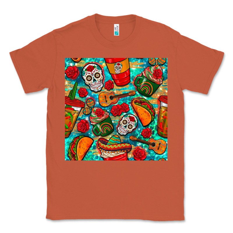 Hispanic Heritage Month Coffee Cups And Taco With Glitter And Leopard  Classic Tee by BundleAndBundleShop | Teevron
