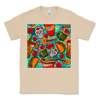 Mushroom hispanic heritage month coffee cups and taco with glitter and leopard  Classic Tee - BundleAndBundleShop