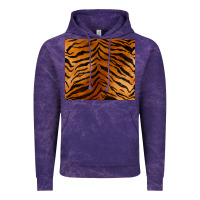 Cloud Purple handdrawn tiger pattern Vintage Hoodie - BarkalooDesign
