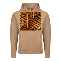 Vintage Coffee handdrawn tiger pattern Vintage Hoodie - BarkalooDesign