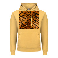Vintage Mustard handdrawn tiger pattern Vintage Hoodie - BarkalooDesign