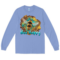 Colony Blue bee happy Long Sleeve Tee - Artiststas