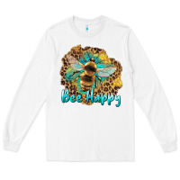 White bee happy Long Sleeve Tee - Artiststas
