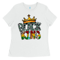 White black king Ladies Tee - SublimationCraftShop