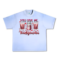 Grape Ice you give me teachcardia Urban Heavy Tee - RacoonDesign