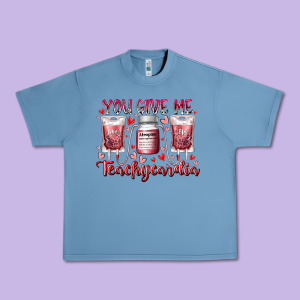 You Give Me Teachcardia Urban Heavy Tee Designed By Racoondesign