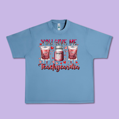 You Give Me Teachcardia Urban Heavy Tee Designed By Racoondesign