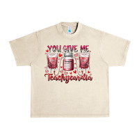 Sandshell you give me teachcardia Urban Heavy Tee - RacoonDesign