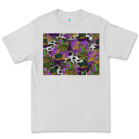 Dove Grey mardi gras celebration pattern Premium Tee - CowhideDigitalArt