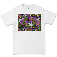 White mardi gras celebration pattern Premium Tee - CowhideDigitalArt