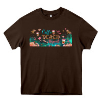 Chocolate Brown coffe teach repeat libbey glass Heavy Core Tee - BundleAndBundleShop