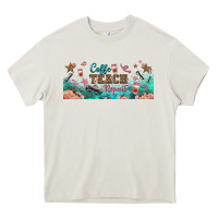 Cream coffe teach repeat libbey glass Heavy Core Tee - BundleAndBundleShop