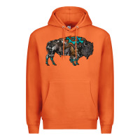 Carrot cowhide bison Premium Hoodie - RanaPortraitStore