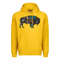 Lemon cowhide bison Premium Hoodie - RanaPortraitStore