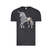 Vintage Black Unicorn Vintage Tee - LillyAllenDesigns