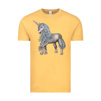 Vintage Mustard Unicorn Vintage Tee - LillyAllenDesigns