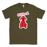 Army Green clifford the big red dog 98093899 Classic Tee - linhVisuals