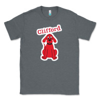 Charcoal Heather clifford the big red dog 98093899 Classic Tee - linhVisuals