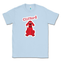 Dusty Blue clifford the big red dog 98093899 Classic Tee - linhVisuals