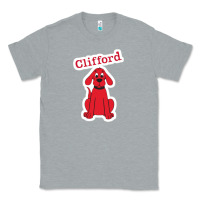 Heather Grey clifford the big red dog 98093899 Classic Tee - linhVisuals