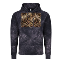 Cloud Black handdrawn leopard pattern brown Vintage Hoodie - BarkalooDesign
