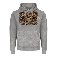 Cloud Rock handdrawn leopard pattern brown Vintage Hoodie - BarkalooDesign