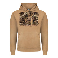 Vintage Camel handdrawn leopard pattern brown Vintage Hoodie - BarkalooDesign