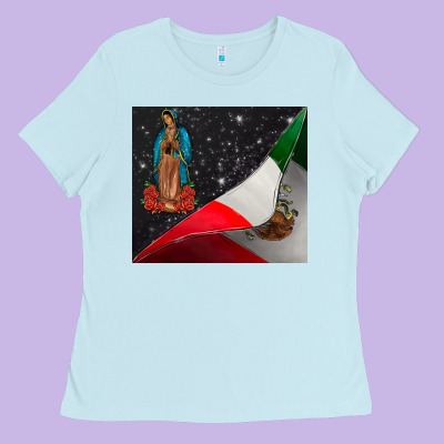Our Lady Graduap Ladies Tee Designed By Cowhidedigitalart