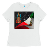 White our lady graduap Ladies Tee - CowhideDigitalArt