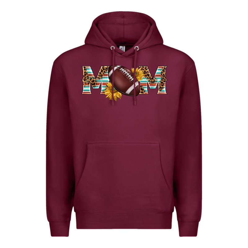 American Football Mom Premium Hoodie by BarkalooDesign | Teevron