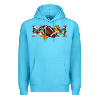 Ocean Blue american football mom Premium Hoodie - BarkalooDesign