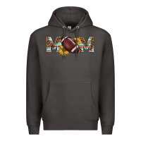 Smoke american football mom Premium Hoodie - BarkalooDesign