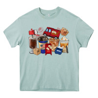 Arona postal worker coffee cups Heavy Core Tee - FaDigitalArtStudio