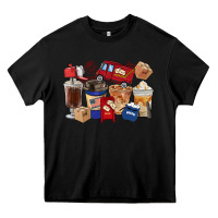 Black postal worker coffee cups Heavy Core Tee - FaDigitalArtStudio