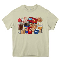 Mossy postal worker coffee cups Heavy Core Tee - FaDigitalArtStudio