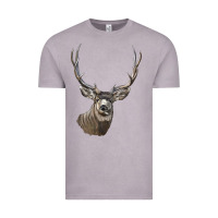 Vintage Zinc Mule Buck Deer Head Vintage Tee - LillyAllenDesigns