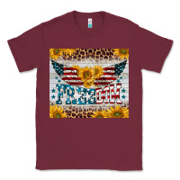 Burgundy freedom 4th of july Classic Tee - BarkalooDesign