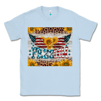 Dusty Blue freedom 4th of july Classic Tee - BarkalooDesign